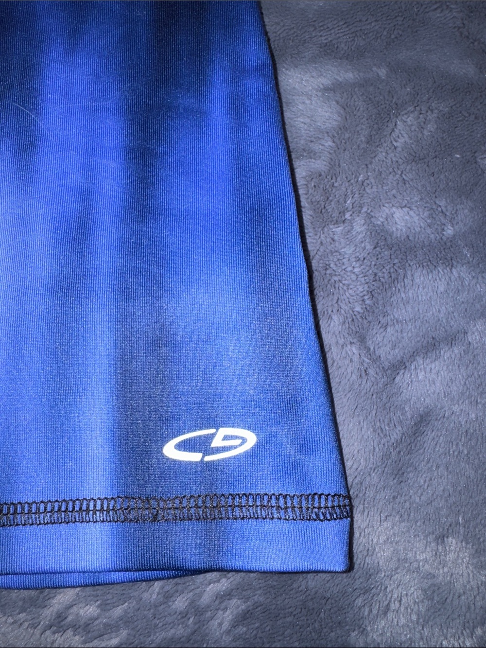 Champion Blue Swirl Tank Top with Shelf Bra, Size XL - Picture 2 of 4